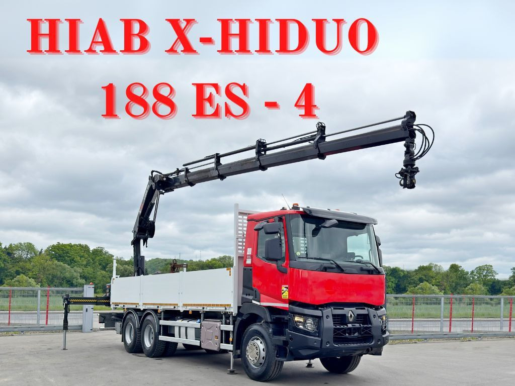 Renault C 430 *HIAB X - HIDUO 188 ES - 4 + FUNK * 6x4 - Вантажівка з маніпулятором: фото 1 Renault C 430 *HIAB X - HIDUO 188 ES - 4 + FUNK * 6x4 - Вантажівка з маніпулятором: фото 1
