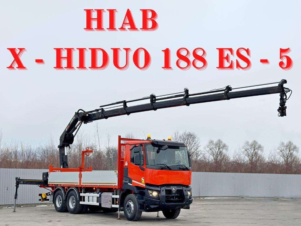 Renault C 430 *HIAB X - HIPRO 188 ES - 5 + FUNK* 6x4 - Вантажівка з маніпулятором: фото 1 Renault C 430 *HIAB X - HIPRO 188 ES - 5 + FUNK* 6x4 - Вантажівка з маніпулятором: фото 1