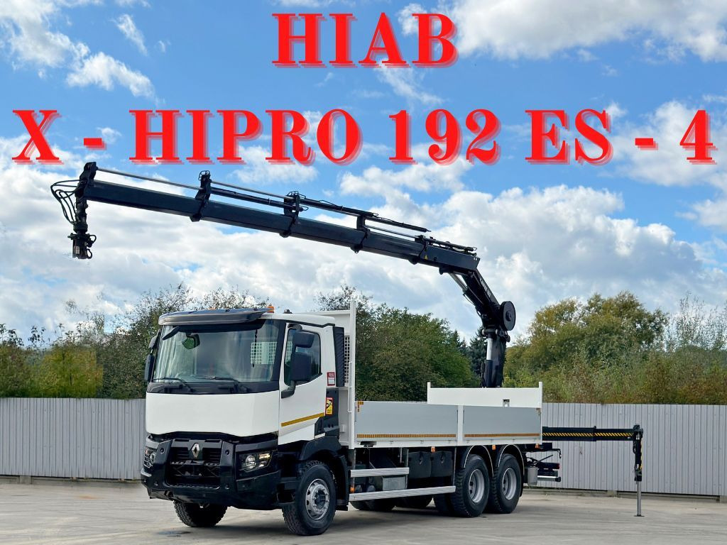 Renault C 430 *HIAB X - HIPRO 192 ES -4 + FUNK* 6x4 - Вантажівка з маніпулятором: фото 1 Renault C 430 *HIAB X - HIPRO 192 ES -4 + FUNK* 6x4 - Вантажівка з маніпулятором: фото 1
