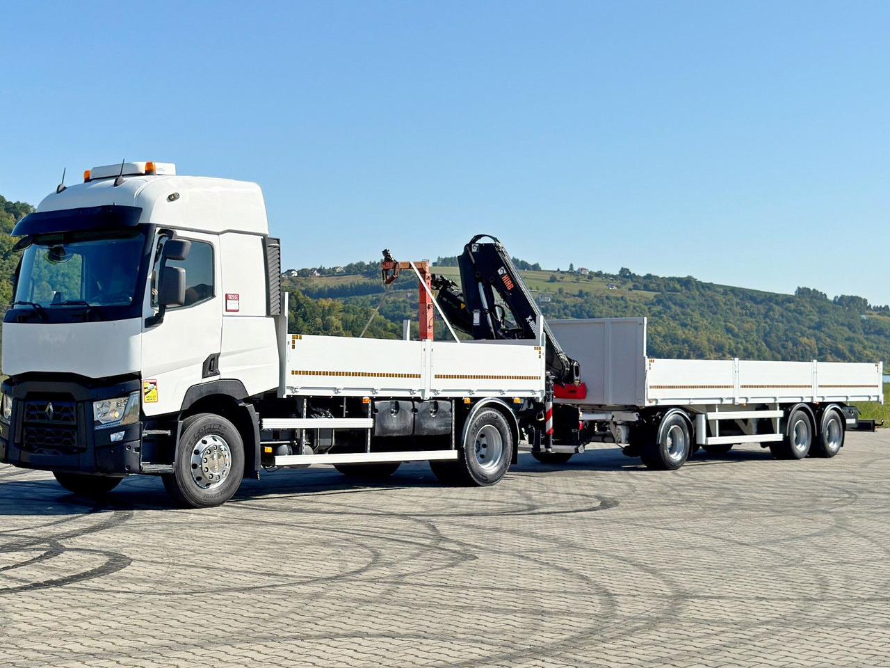 Renault C 440* HIAB X-HIDUO 138 B-3 + FUNK + Anhänger - Вантажівка з маніпулятором: фото 4 Renault C 440* HIAB X-HIDUO 138 B-3 + FUNK + Anhänger - Вантажівка з маніпулятором: фото 4
