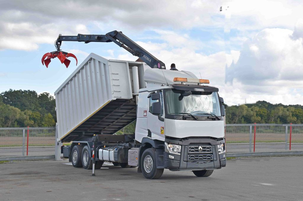 Renault C460* ABROLLKIPPER *KESLA 21172 * TOPZUSTAND - Гаковий мультиліфт вантажівка, Вантажівка з маніпулятором: фото 2 Renault C460* ABROLLKIPPER *KESLA 21172 * TOPZUSTAND - Гаковий мультиліфт вантажівка, Вантажівка з маніпулятором: фото 2