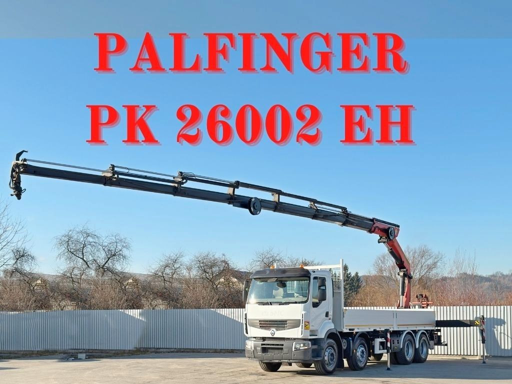 Renault Premium 430 DXI * PRITSCHE 7,40m *PK 26002 EH - Вантажівка з маніпулятором: фото 1 Renault Premium 430 DXI * PRITSCHE 7,40m *PK 26002 EH - Вантажівка з маніпулятором: фото 1