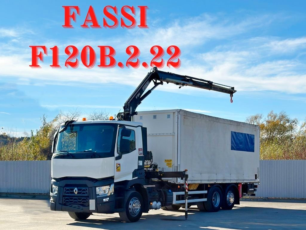 Renault T380 * FASSI F120B.2.22 + FUNK / 6x2! - Вантажівка з маніпулятором: фото 1 Renault T380 * FASSI F120B.2.22 + FUNK / 6x2! - Вантажівка з маніпулятором: фото 1