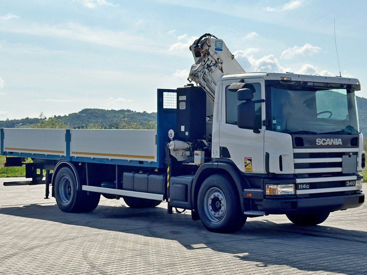 Scania 114 G 340 * PRITSCHE 7,00m * EFFER 210 3S + FUNK - Вантажівка з маніпулятором: фото 4 Scania 114 G 340 * PRITSCHE 7,00m * EFFER 210 3S + FUNK - Вантажівка з маніпулятором: фото 4