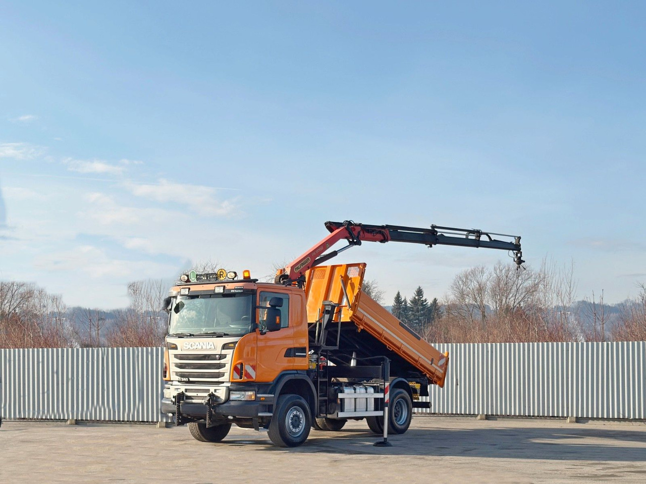 Scania G 360 * KIPPER 4,15m * PALFINGER PK 11002/ 4x4 - Вантажівка з маніпулятором: фото 2 Scania G 360 * KIPPER 4,15m * PALFINGER PK 11002/ 4x4 - Вантажівка з маніпулятором: фото 2