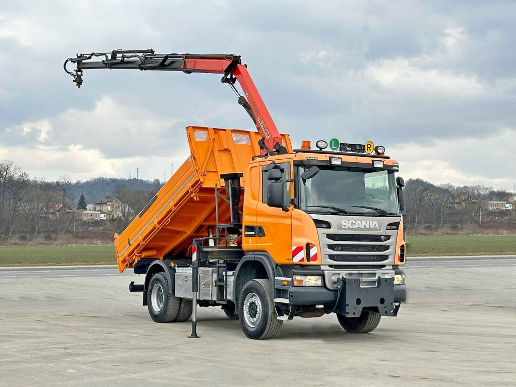 Scania G360 Kipper 4,10m *PK 11002 B + FUNK *4x4 Scania G360 Kipper 4,10m *PK 11002 B + FUNK *4x4 - Вантажівка з маніпулятором, Самоскид вантажівка: фото 2 Scania G360 Kipper 4,10m *PK 11002 B + FUNK *4x4 Scania G360 Kipper 4,10m *PK 11002 B + FUNK *4x4 - Вантажівка з маніпулятором, Самоскид вантажівка: фото 2
