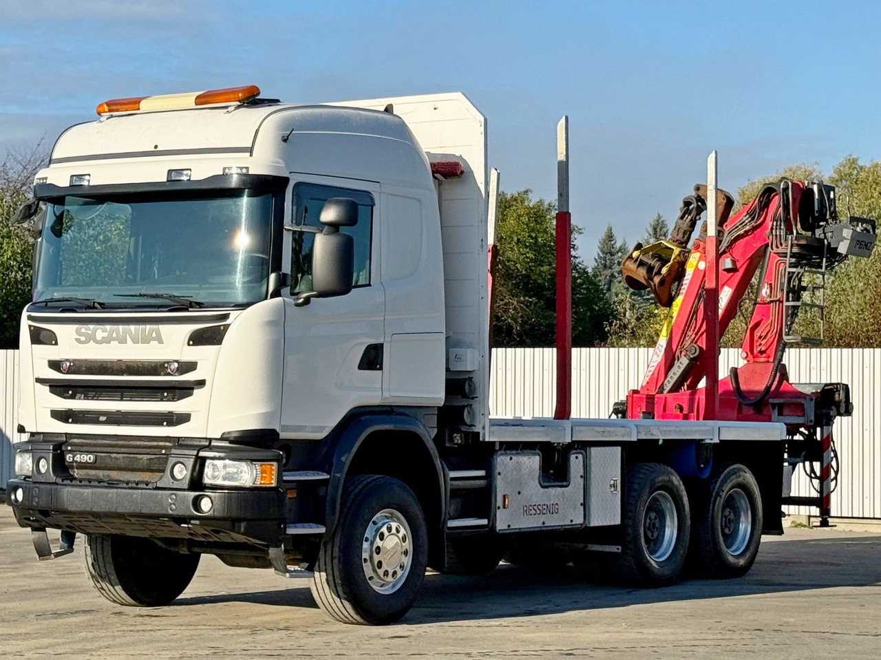 Scania G490* HOLZTRANSPORTER * PENZ 12Z8.70* 6x6 - Вантажівка з маніпулятором: фото 3 Scania G490* HOLZTRANSPORTER * PENZ 12Z8.70* 6x6 - Вантажівка з маніпулятором: фото 3