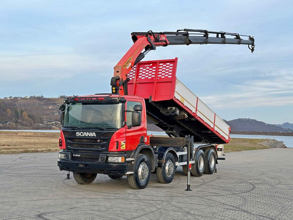 Scania P 400 Kipper 6,80 m * PK 33002-EH D + FUNK * 8x4 Scania P 400 Kipper 6,80 m * PK 33002-EH D + FUNK * 8x4 - Самоскид вантажівка, Вантажівка з маніпулятором: фото 2 Scania P 400 Kipper 6,80 m * PK 33002-EH D + FUNK * 8x4 Scania P 400 Kipper 6,80 m * PK 33002-EH D + FUNK * 8x4 - Самоскид вантажівка, Вантажівка з маніпулятором: фото 2