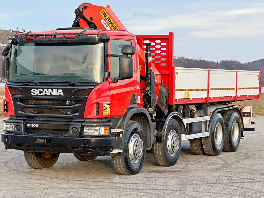 Scania P 400 Kipper 6,80 m * PK 33002-EH D + FUNK * 8x4 Scania P 400 Kipper 6,80 m * PK 33002-EH D + FUNK * 8x4 - Самоскид вантажівка, Вантажівка з маніпулятором: фото 4 Scania P 400 Kipper 6,80 m * PK 33002-EH D + FUNK * 8x4 Scania P 400 Kipper 6,80 m * PK 33002-EH D + FUNK * 8x4 - Самоскид вантажівка, Вантажівка з маніпулятором: фото 4