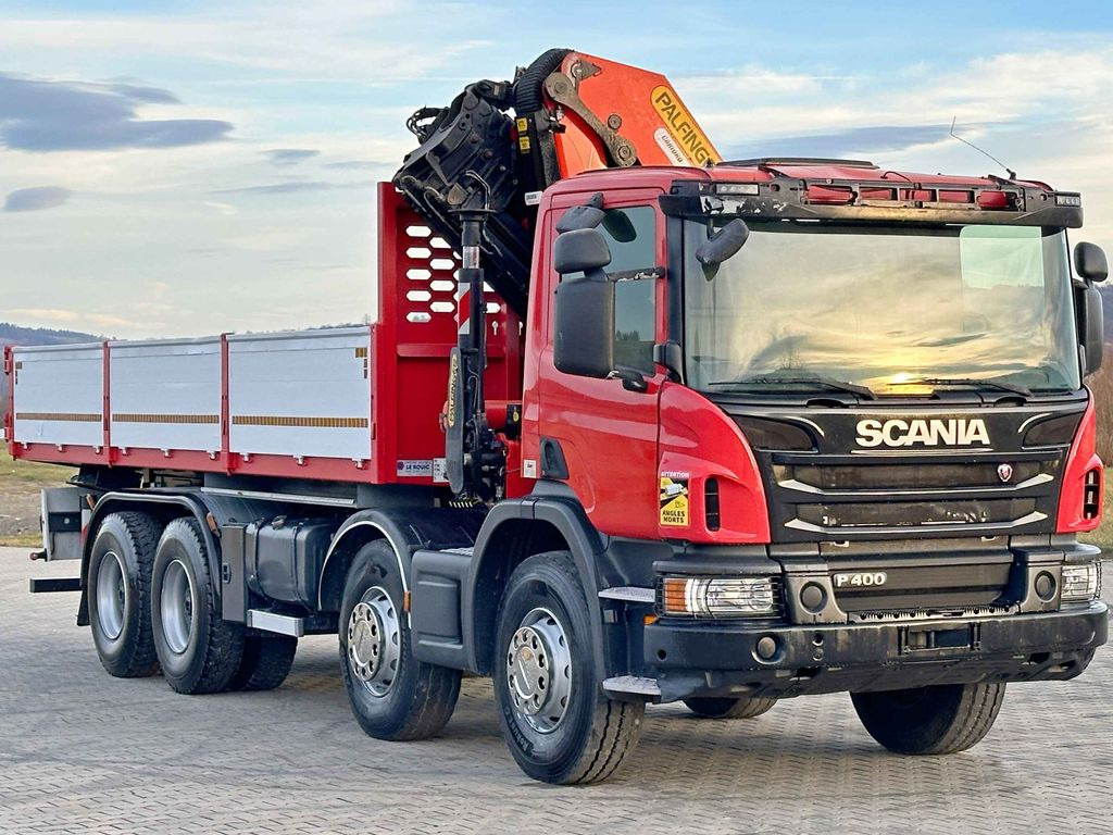 Scania P 400 Kipper 6,80 m * PK 33002-EH D + FUNK * 8x4 Scania P 400 Kipper 6,80 m * PK 33002-EH D + FUNK * 8x4 - Самоскид вантажівка, Вантажівка з маніпулятором: фото 3 Scania P 400 Kipper 6,80 m * PK 33002-EH D + FUNK * 8x4 Scania P 400 Kipper 6,80 m * PK 33002-EH D + FUNK * 8x4 - Самоскид вантажівка, Вантажівка з маніпулятором: фото 3