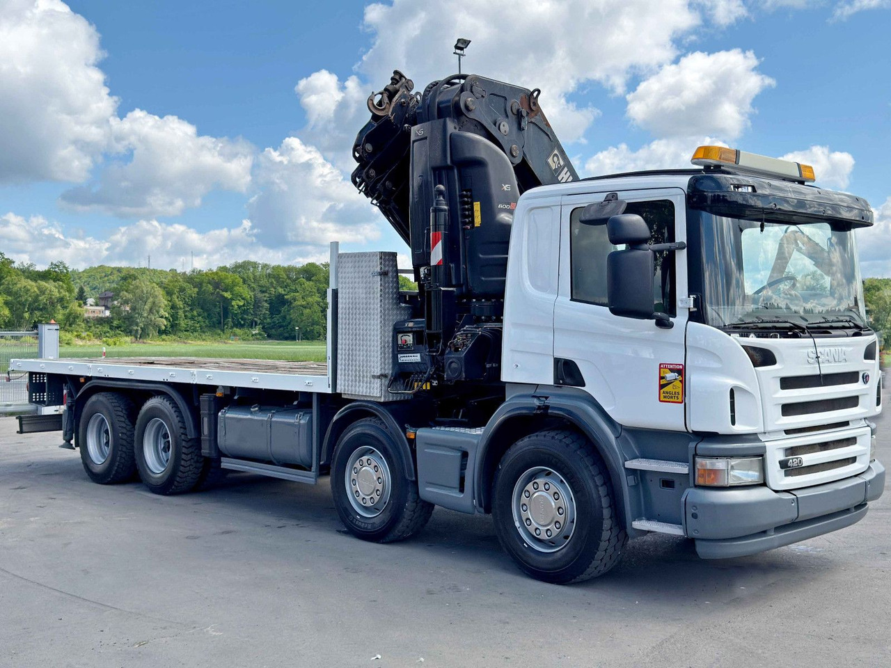 Scania P 420* PLATFORM 6,80m * HIAB 600 EP-5/FUNK * 8x4 - Вантажівка з маніпулятором: фото 3 Scania P 420* PLATFORM 6,80m * HIAB 600 EP-5/FUNK * 8x4 - Вантажівка з маніпулятором: фото 3