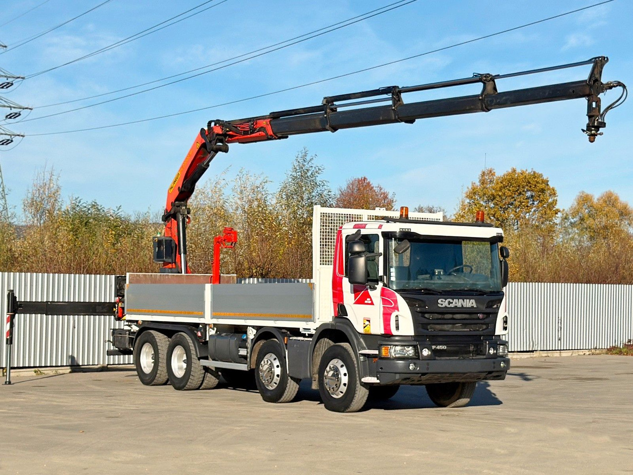 Scania P 450* PRITSCHE 6,90m * PK 23002- SH C FUNK *8x4 - Вантажівка з маніпулятором: фото 2 Scania P 450* PRITSCHE 6,90m * PK 23002- SH C FUNK *8x4 - Вантажівка з маніпулятором: фото 2