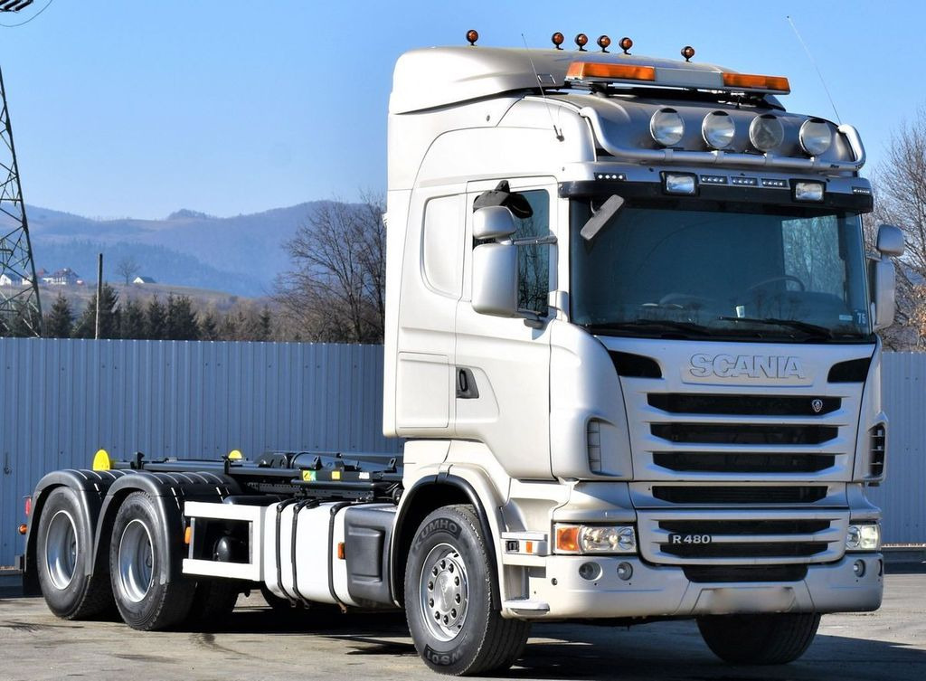 Scania R 480 Abrollkipper * 6x4 * Top Zustand ! Scania R 480 Abrollkipper * 6x4 * Top Zustand ! - Гаковий мультиліфт вантажівка: фото 3 Scania R 480 Abrollkipper * 6x4 * Top Zustand ! Scania R 480 Abrollkipper * 6x4 * Top Zustand ! - Гаковий мультиліфт вантажівка: фото 3