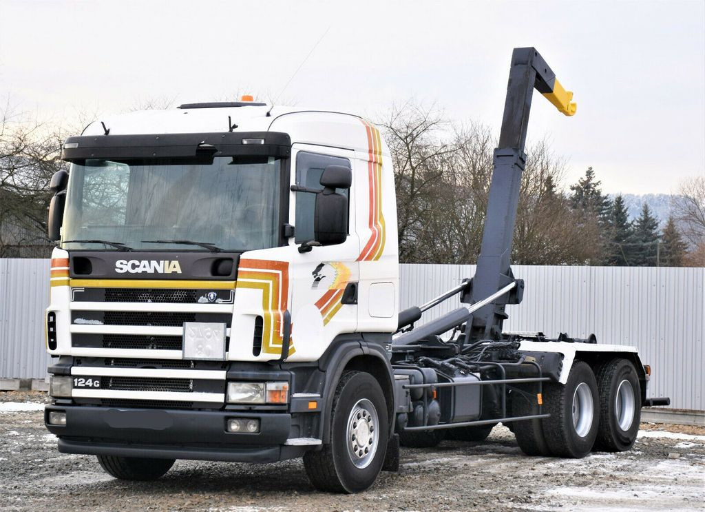 Scania R124 470 Abrollkipper *6x2* Top Zustand ! Scania R124 470 Abrollkipper * 6x2 * Motor Problem - Гаковий мультиліфт вантажівка: фото 2 Scania R124 470 Abrollkipper *6x2* Top Zustand ! Scania R124 470 Abrollkipper * 6x2 * Motor Problem - Гаковий мультиліфт вантажівка: фото 2