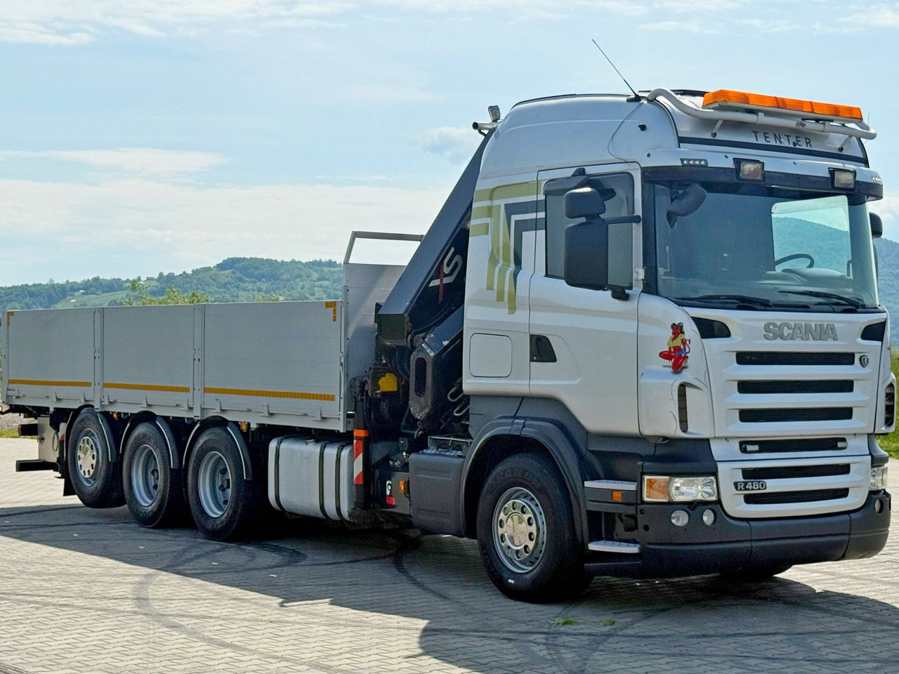 Scania R480 PRITSCHE 6,85m *HIAB 377 E-8 HIPRO/FUNK*8x4 - Вантажівка з маніпулятором: фото 4 Scania R480 PRITSCHE 6,85m *HIAB 377 E-8 HIPRO/FUNK*8x4 - Вантажівка з маніпулятором: фото 4