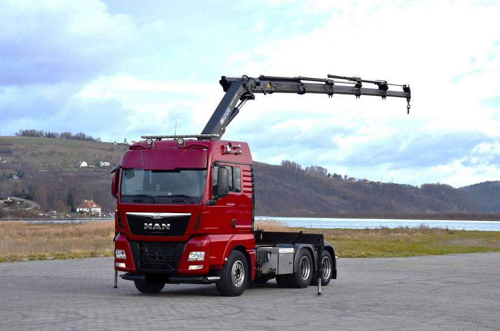 MAN TGX 28.480 Sattelzugmaschine + HMF 2120 K5/FUNK - Тягач: фото 2 MAN TGX 28.480 Sattelzugmaschine + HMF 2120 K5/FUNK - Тягач: фото 2
