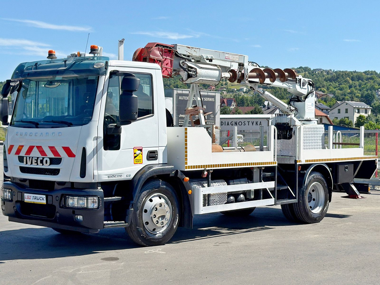 Iveco Eurocargo 120E22 * Bohrgerät auf LKW + FUNK *TOP - Вантажівка, Вантажівка з маніпулятором: фото 4 Iveco Eurocargo 120E22 * Bohrgerät auf LKW + FUNK *TOP - Вантажівка, Вантажівка з маніпулятором: фото 4