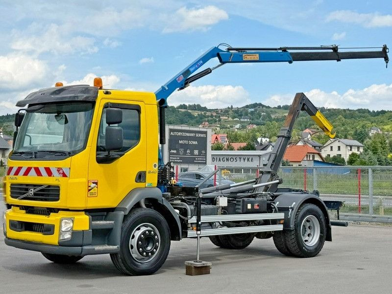 Volvo FL 240 * Abrollkipper * HMF 270 K2 * TOPZUSTAND - Гаковий мультиліфт вантажівка: фото 2 Volvo FL 240 * Abrollkipper * HMF 270 K2 * TOPZUSTAND - Гаковий мультиліфт вантажівка: фото 2