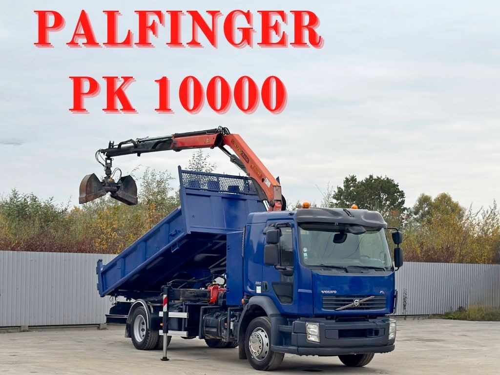 Volvo FL280 KIPPER 4,35m * PALFINGER PK 10000 + FUNK - Вантажівка з маніпулятором: фото 1 Volvo FL280 KIPPER 4,35m * PALFINGER PK 10000 + FUNK - Вантажівка з маніпулятором: фото 1