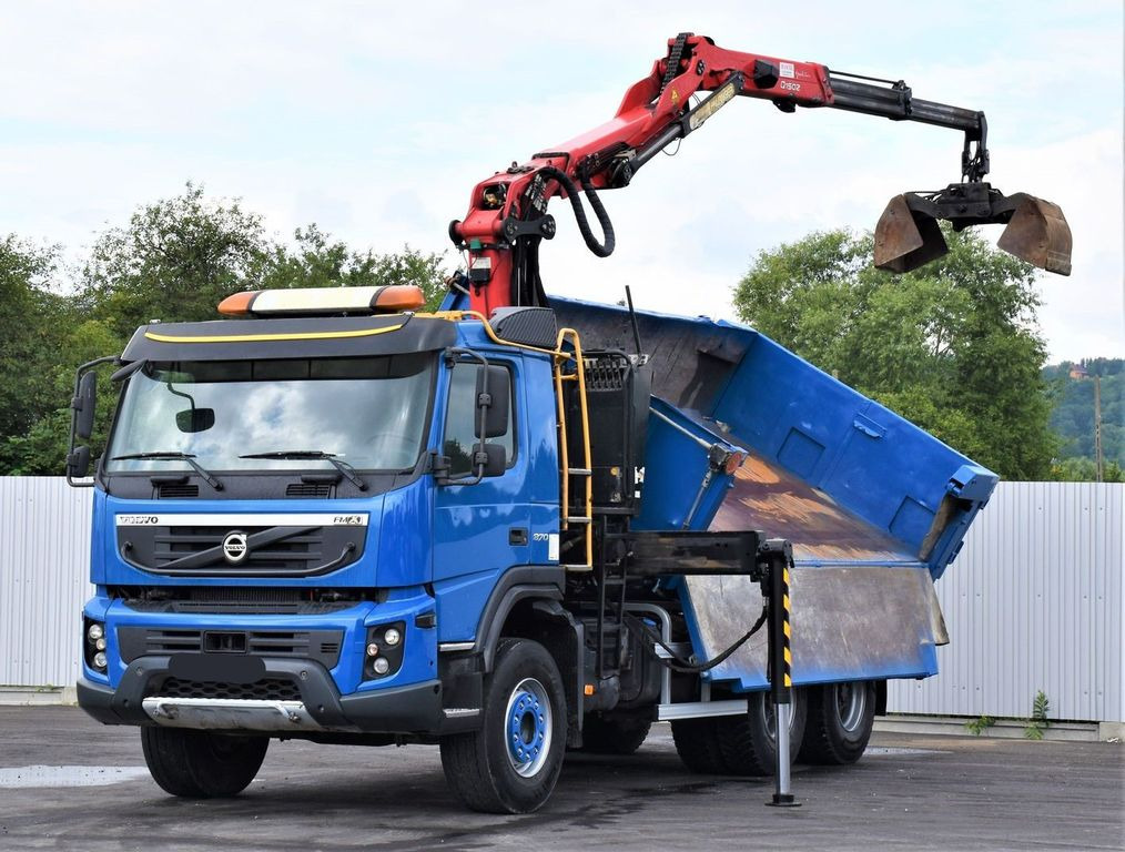 Volvo FMX 370 Kipper 4,90m *EPSILON Q150Z/FUNK*6x4 - Вантажівка з маніпулятором, Самоскид вантажівка: фото 3 Volvo FMX 370 Kipper 4,90m *EPSILON Q150Z/FUNK*6x4 - Вантажівка з маніпулятором, Самоскид вантажівка: фото 3