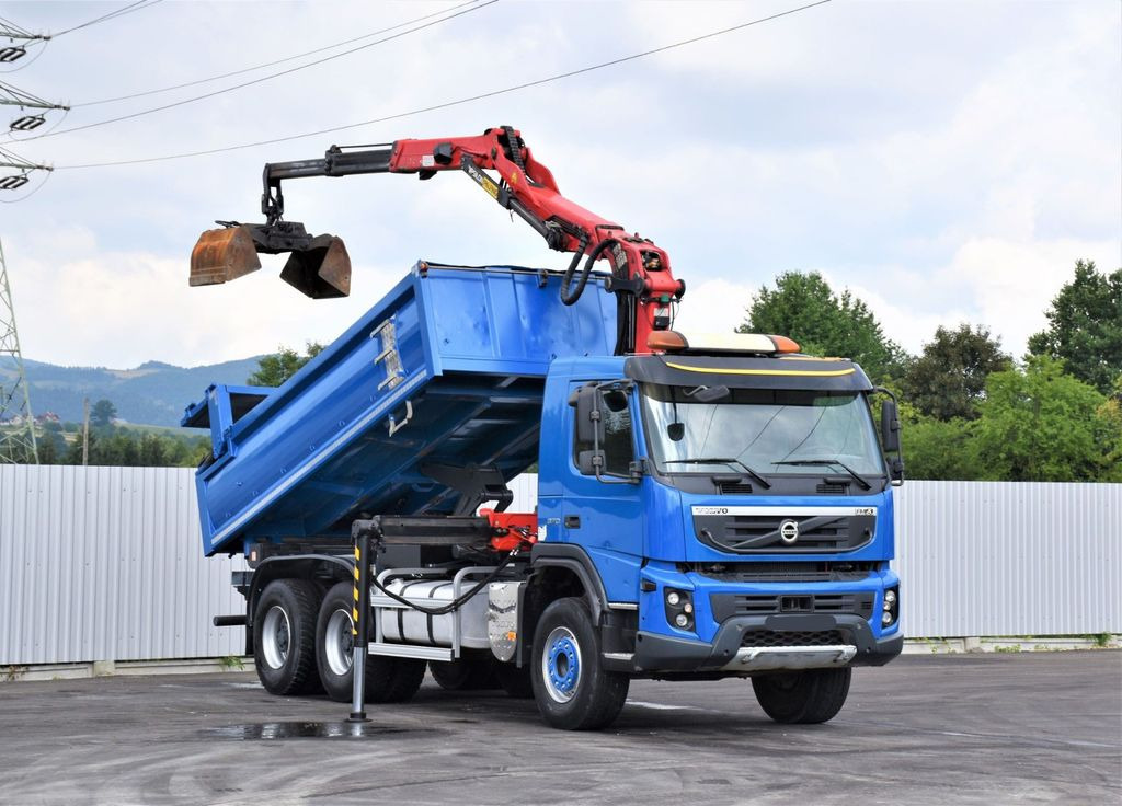 Volvo FMX 370 Kipper 4,90m *EPSILON Q150Z/FUNK*6x4 - Вантажівка з маніпулятором, Самоскид вантажівка: фото 2 Volvo FMX 370 Kipper 4,90m *EPSILON Q150Z/FUNK*6x4 - Вантажівка з маніпулятором, Самоскид вантажівка: фото 2