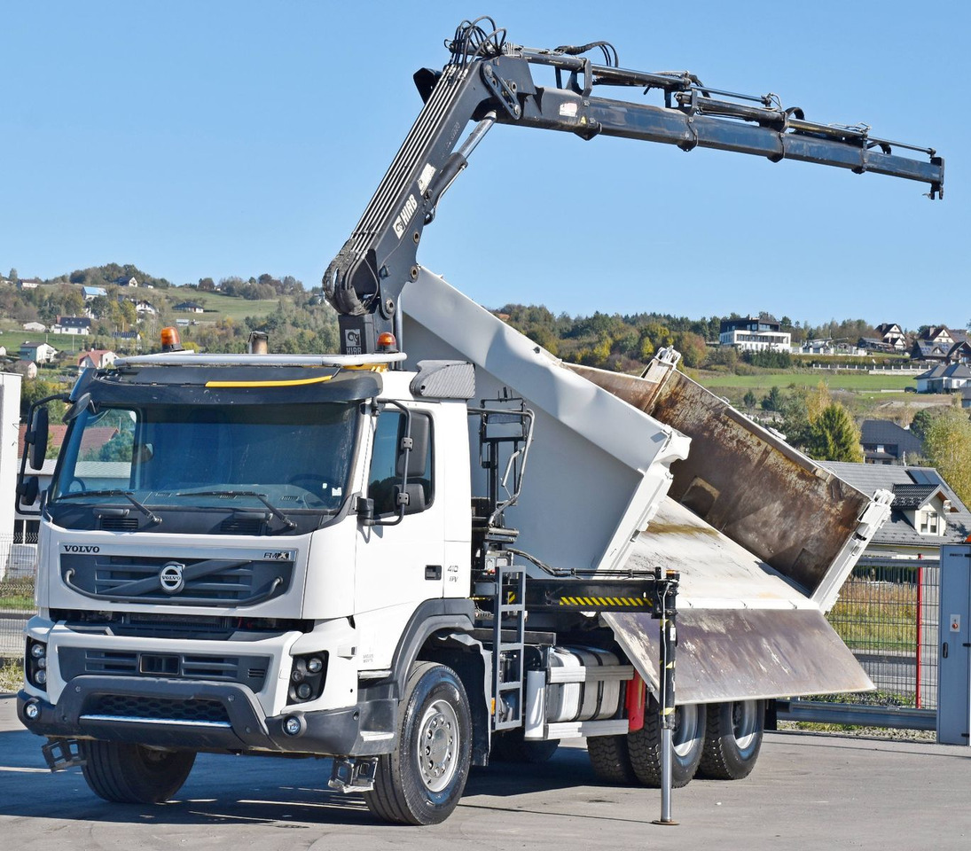 Volvo FMX 410 Kipper 5,20m*HIAB 122 D-4 HIDUO/FUNK*6x4 - Вантажівка з маніпулятором: фото 3 Volvo FMX 410 Kipper 5,20m*HIAB 122 D-4 HIDUO/FUNK*6x4 - Вантажівка з маніпулятором: фото 3