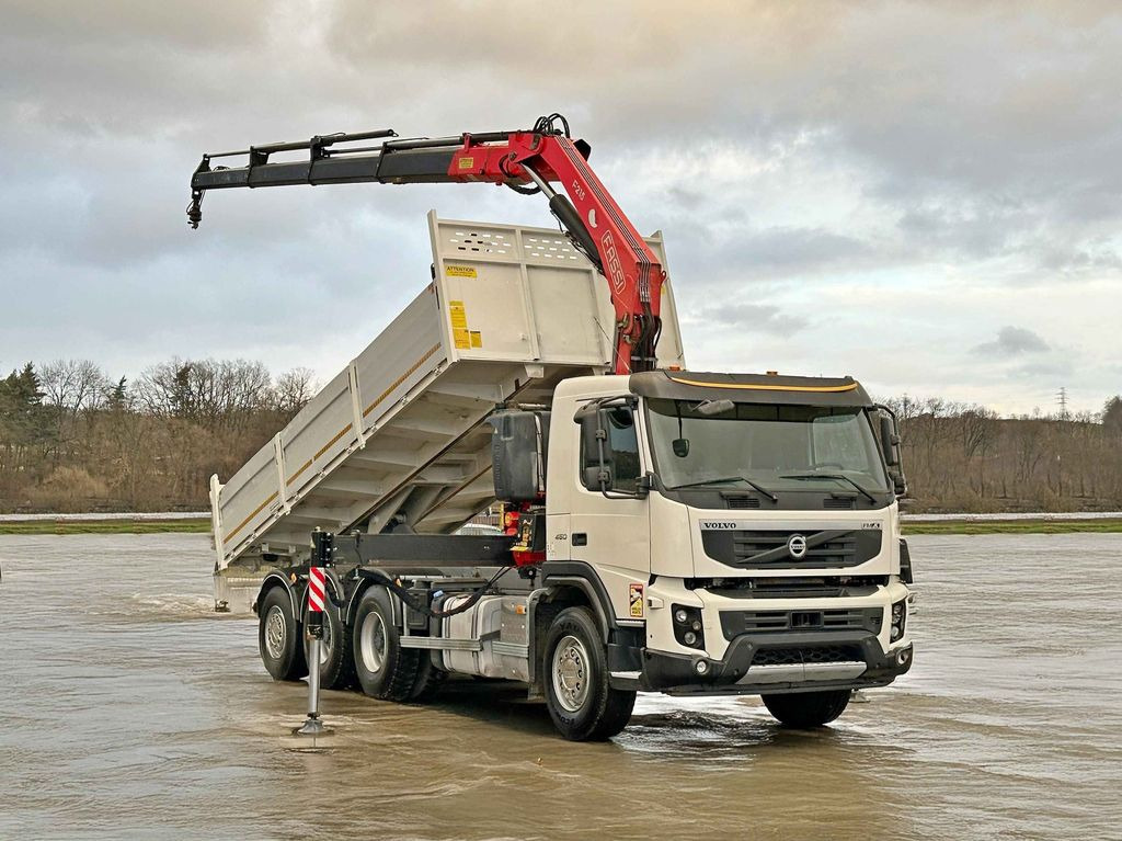Volvo FMX 450 Kipper 6,50m*FASSI F215A.0.24 + FUNK*8x4 - Вантажівка з маніпулятором, Самоскид вантажівка: фото 2 Volvo FMX 450 Kipper 6,50m*FASSI F215A.0.24 + FUNK*8x4 - Вантажівка з маніпулятором, Самоскид вантажівка: фото 2
