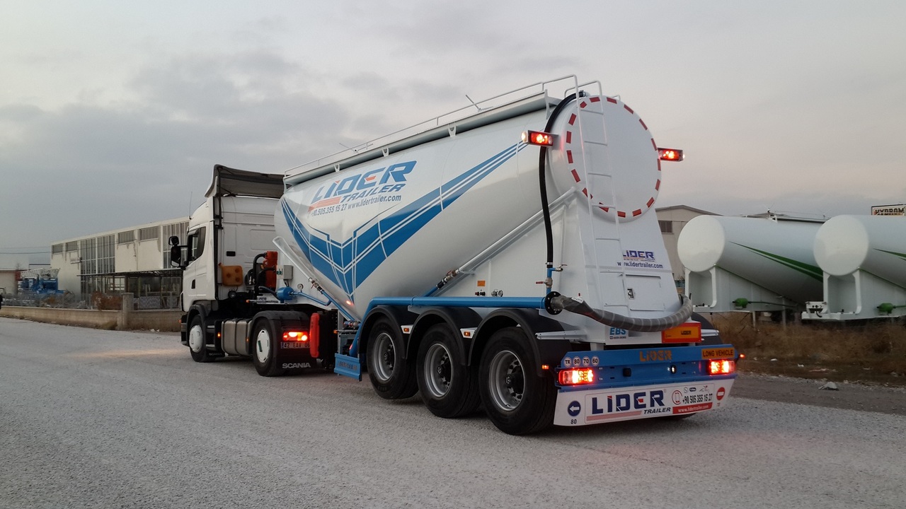 Новий Напівпричіп цистерна Для транспортування цементу LIDER 2025  MODEL NEW CEMENT TANKER: фото 12