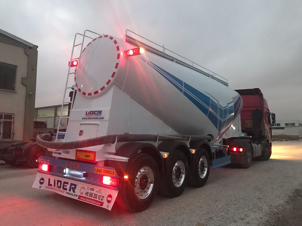 Новий Напівпричіп цистерна Для транспортування цементу LIDER 2025  MODEL NEW CEMENT TANKER: фото 7