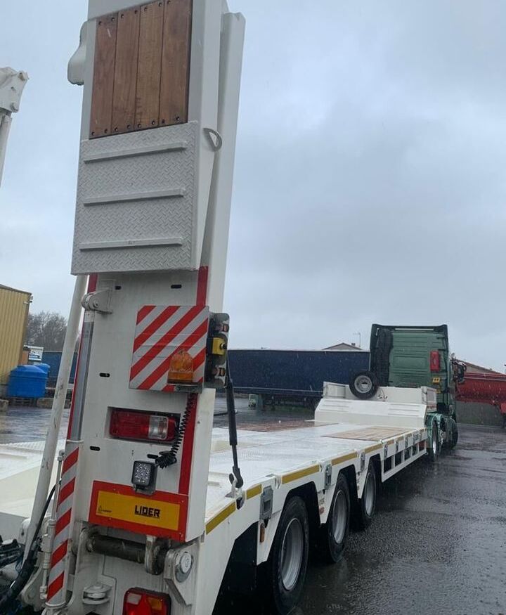 Новий Низькорамна платформа напівпричіп LIDER 2025 YEAR NEW LOWBED TRAILER FOR SALE (MANUFACTURER COMPANY): фото 7