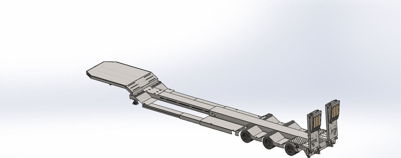 Новий Низькорамна платформа напівпричіп LIDER 2025 YEAR NEW LOWBED TRAILER FOR SALE (MANUFACTURER COMPANY): фото 6