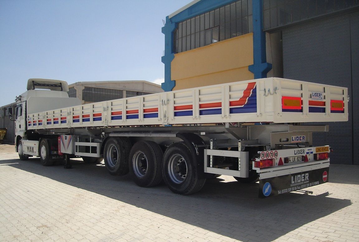 LIDER 2025 YEAR NEW TRAILER FOR SALE (MANUFACTURER COMPANY) - Бортовий причіп/ Платформа: фото 2 LIDER 2025 YEAR NEW TRAILER FOR SALE (MANUFACTURER COMPANY) - Бортовий причіп/ Платформа: фото 2
