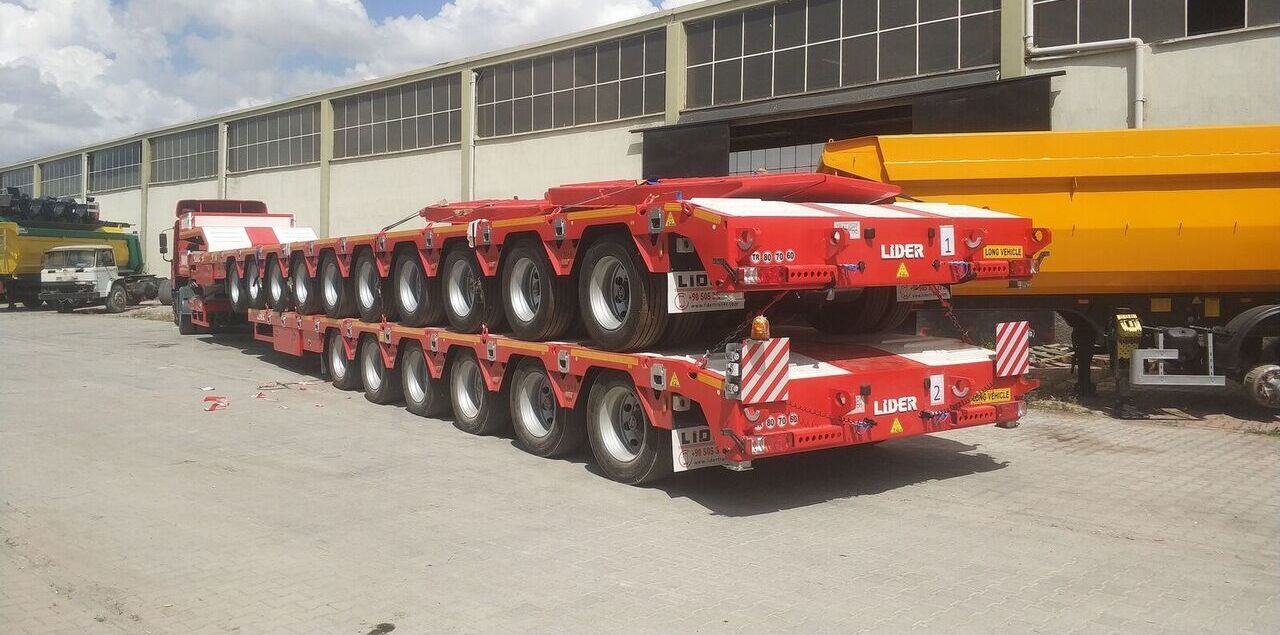LIDER 2025 model 150 Tons capacity Lowbed semi trailer - Низькорамна платформа напівпричіп: фото 1 LIDER 2025 model 150 Tons capacity Lowbed semi trailer - Низькорамна платформа напівпричіп: фото 1