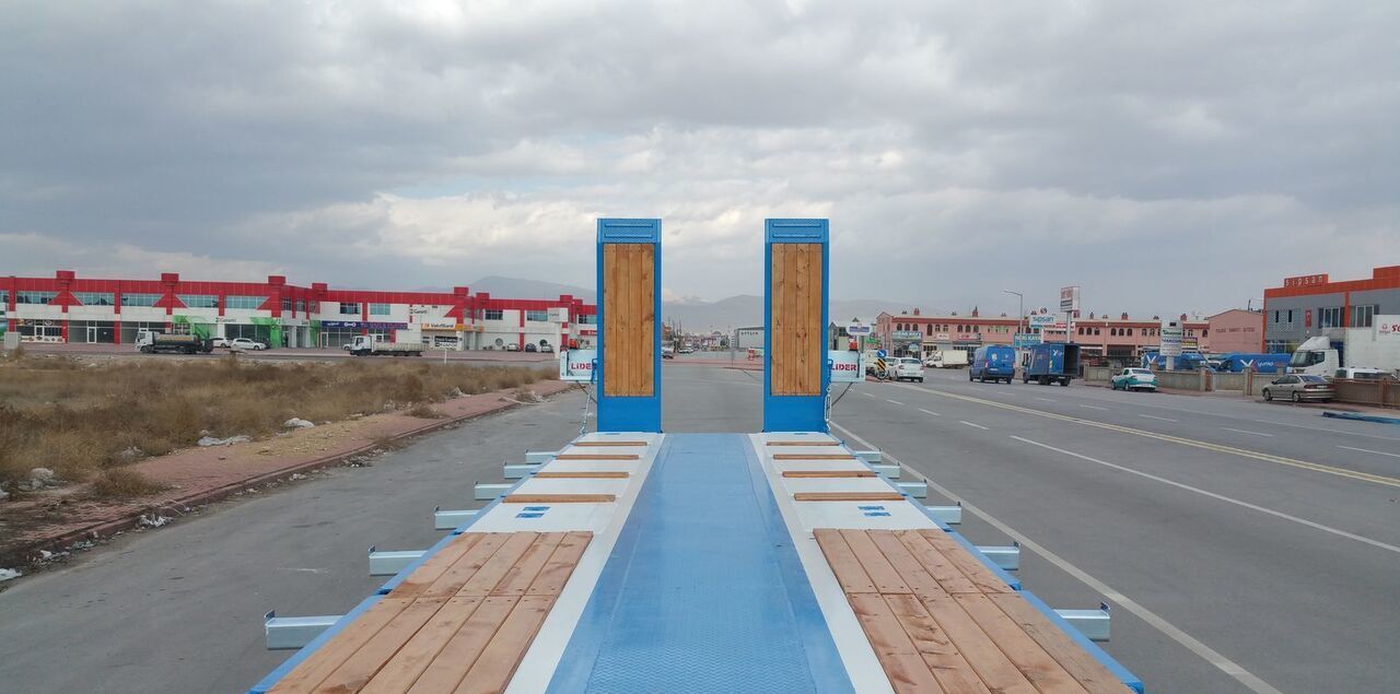 Новий Низькорамна платформа напівпричіп Для транспортування важкої техніки LIDER 2025 model new directly from manufacturer company available stock: фото 6