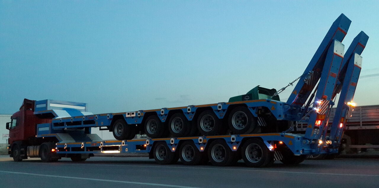 Новий Низькорамна платформа напівпричіп Для транспортування важкої техніки LIDER 2025 model new directly from manufacturer company available stock: фото 8