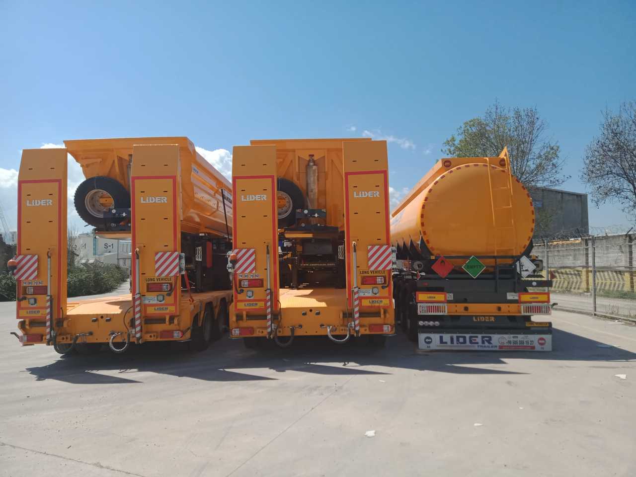 Новий Низькорамна платформа напівпричіп LIDER TRAILER  -ENES GROUP NEW remorque surbaissée 2024 YEAR (MANUFACTURER COMPANY): фото 16