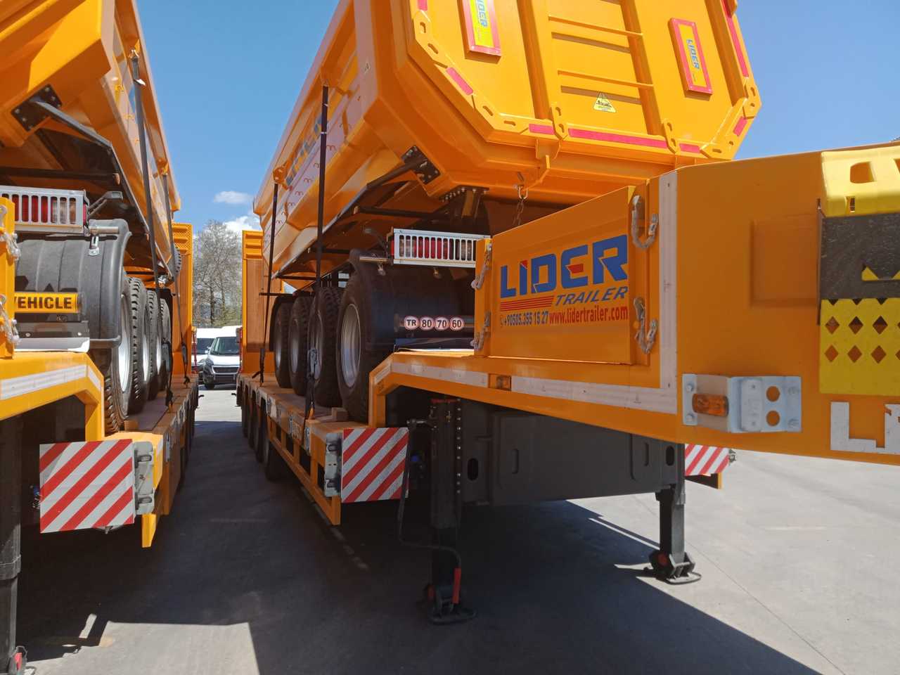 Новий Низькорамна платформа напівпричіп LIDER TRAILER  -ENES GROUP NEW remorque surbaissée 2024 YEAR (MANUFACTURER COMPANY): фото 17