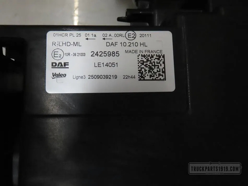 DAF 2188985 Koplamp Rechts NGD New - Передня фара в категорії Вантажівки: фото 3 DAF 2188985 Koplamp Rechts NGD New - Передня фара в категорії Вантажівки: фото 3