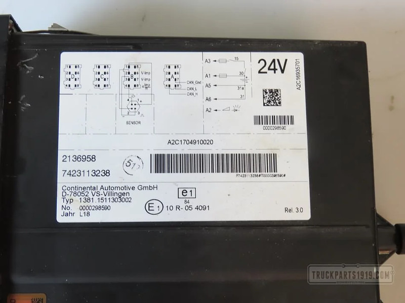 DAF Electrical System Tachograaf Rel. 3.0 DAF - Тахограф в категорії Вантажівки: фото 2 DAF Electrical System Tachograaf Rel. 3.0 DAF - Тахограф в категорії Вантажівки: фото 2