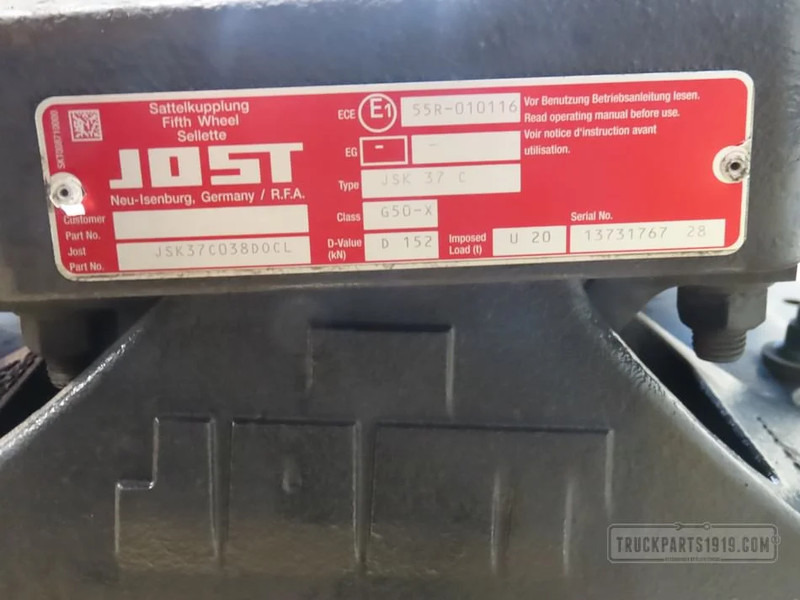 MAN JSK37C Body & Chassis Parts Opleggerschotel JSK37C - Рама/ Шасі в категорії Вантажівки: фото 2 MAN JSK37C Body & Chassis Parts Opleggerschotel JSK37C - Рама/ Шасі в категорії Вантажівки: фото 2