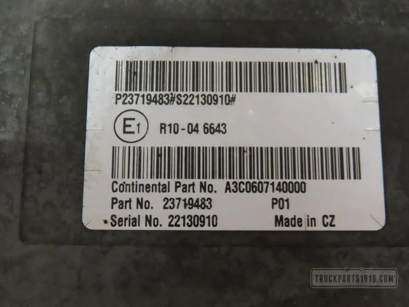 Volvo 23719483 Regeleenheid AdBlue - Блок управління в категорії Вантажівки: фото 2 Volvo 23719483 Regeleenheid AdBlue - Блок управління в категорії Вантажівки: фото 2