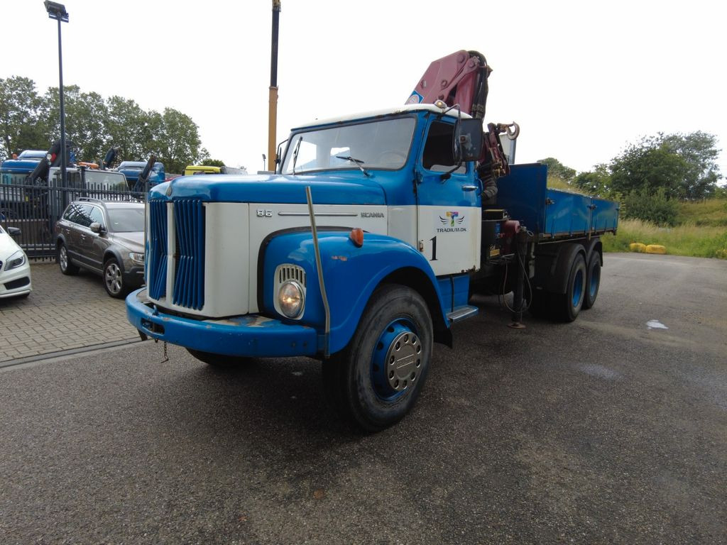 Scania 86 6x2 - Вантажівка з маніпулятором, Бортова вантажівка/ Платформа: фото 3 Scania 86 6x2 - Вантажівка з маніпулятором, Бортова вантажівка/ Платформа: фото 3