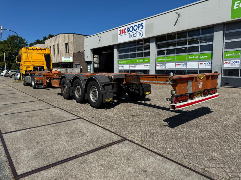 Broshuis MFCC container chassis Multi functioneel 2x 20 1x 30 1x 40 1x 45 saf assen uitschuifbaar tot 14,40 - Шасі напівпричіп: фото 2 Broshuis MFCC container chassis Multi functioneel 2x 20 1x 30 1x 40 1x 45 saf assen uitschuifbaar tot 14,40 - Шасі напівпричіп: фото 2