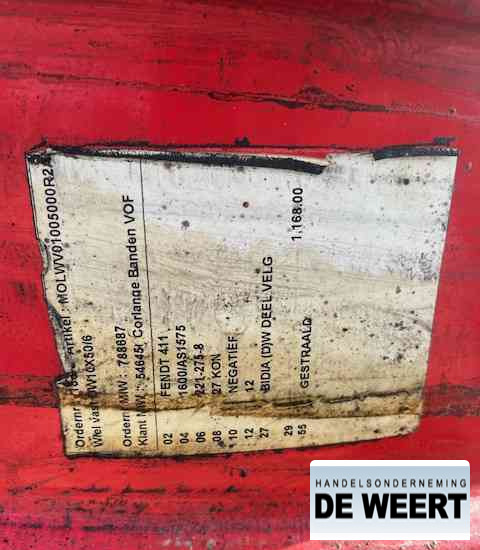 Fendt velgen 50" - Шини і диски в категорії Сільськогосподарська техніка: фото 5 Fendt velgen 50" - Шини і диски в категорії Сільськогосподарська техніка: фото 5