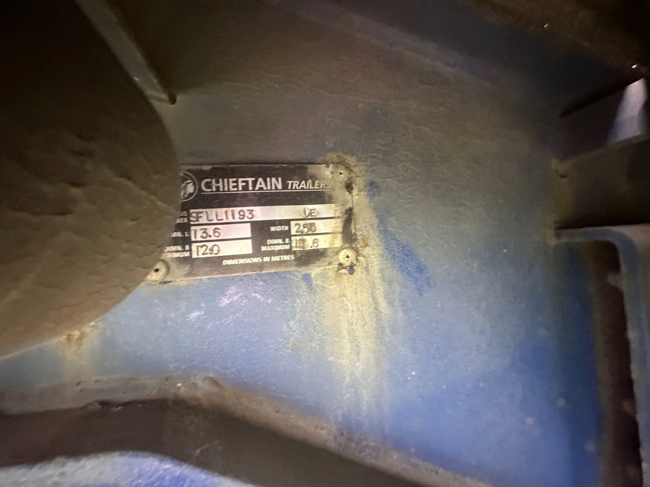 Низькорамна платформа напівпричіп CHIEFTAIN TRAILERS LTD naczepa niskopodwoziowa: фото 12