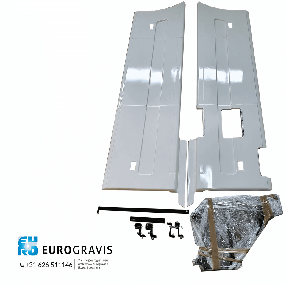 000076 VOLVO FH 13 EURO 5 ZIJSKIRT SET WB3700 KLEUR 1110-1 OPSTAP 50CM - Аеродинаміка/ Спойлери в категорії Вантажівки: фото 1 000076 VOLVO FH 13 EURO 5 ZIJSKIRT SET WB3700 KLEUR 1110-1 OPSTAP 50CM - Аеродинаміка/ Спойлери в категорії Вантажівки: фото 1
