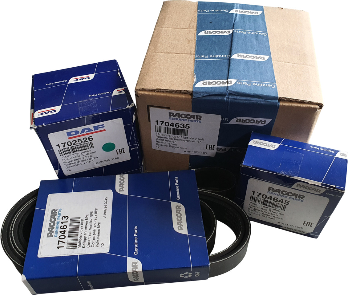 DAF SPANROL MET POLY-V RIEMSET 8-RIB (8PK) | 1706837 - Натягувач ременя в категорії Вантажівки: фото 1 DAF SPANROL MET POLY-V RIEMSET 8-RIB (8PK) | 1706837 - Натягувач ременя в категорії Вантажівки: фото 1
