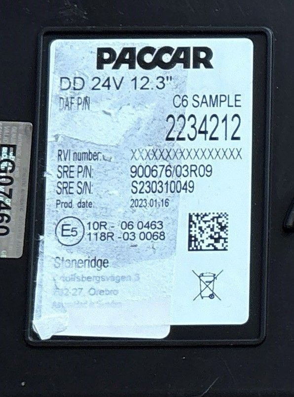 DAF XG COMBI-INSTRUMENT NIEUW - Приладова панель в категорії Вантажівки: фото 3 DAF XG COMBI-INSTRUMENT NIEUW - Приладова панель в категорії Вантажівки: фото 3