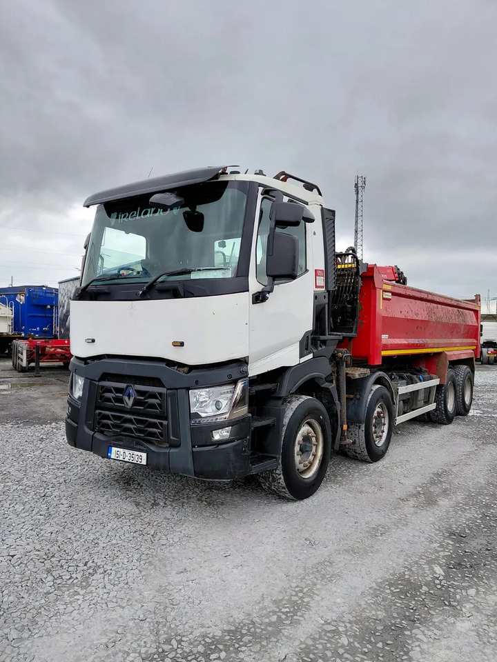 2015 Renault C 380 Grab Tipper 8×4 - Самоскид вантажівка, Вантажівка з маніпулятором: фото 4 2015 Renault C 380 Grab Tipper 8×4 - Самоскид вантажівка, Вантажівка з маніпулятором: фото 4