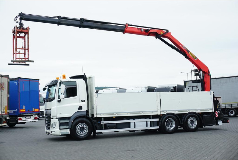 DAF CF / 480 / 6 X 2 / SKRZYNIOWY + HDS / PALFINGER PK 22 001L / OŚ - Бортова вантажівка/ Платформа, Вантажівка з маніпулятором: фото 4 DAF CF / 480 / 6 X 2 / SKRZYNIOWY + HDS / PALFINGER PK 22 001L / OŚ - Бортова вантажівка/ Платформа, Вантажівка з маніпулятором: фото 4